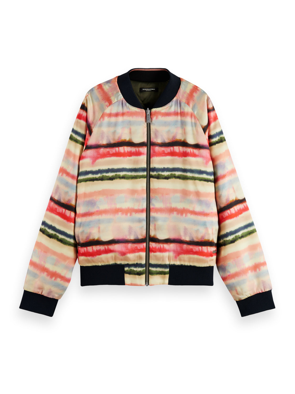 Psychedelic Embroided Bomber Jacket