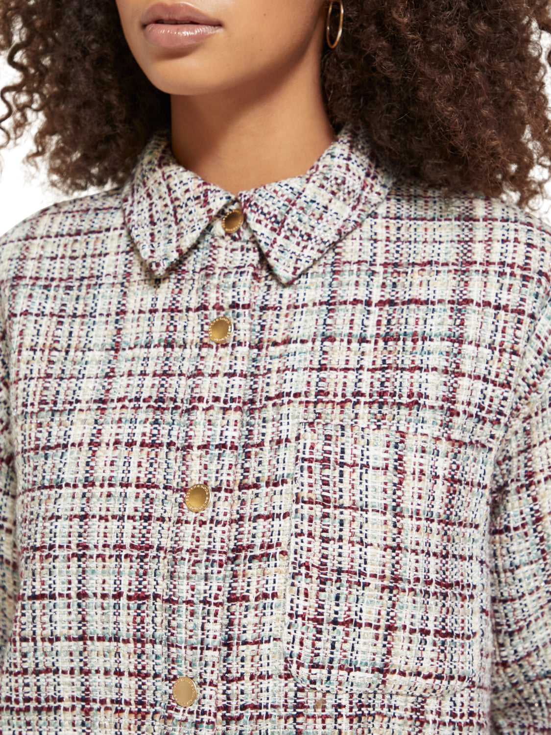 Tweed Shirt Jacket