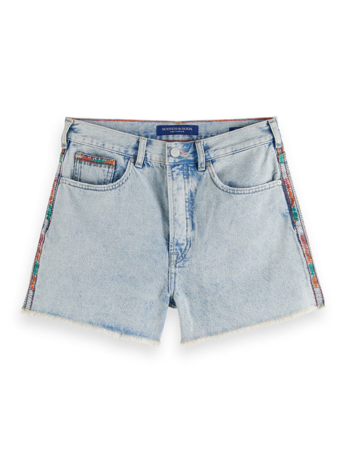 Low Rise Denim Shorts