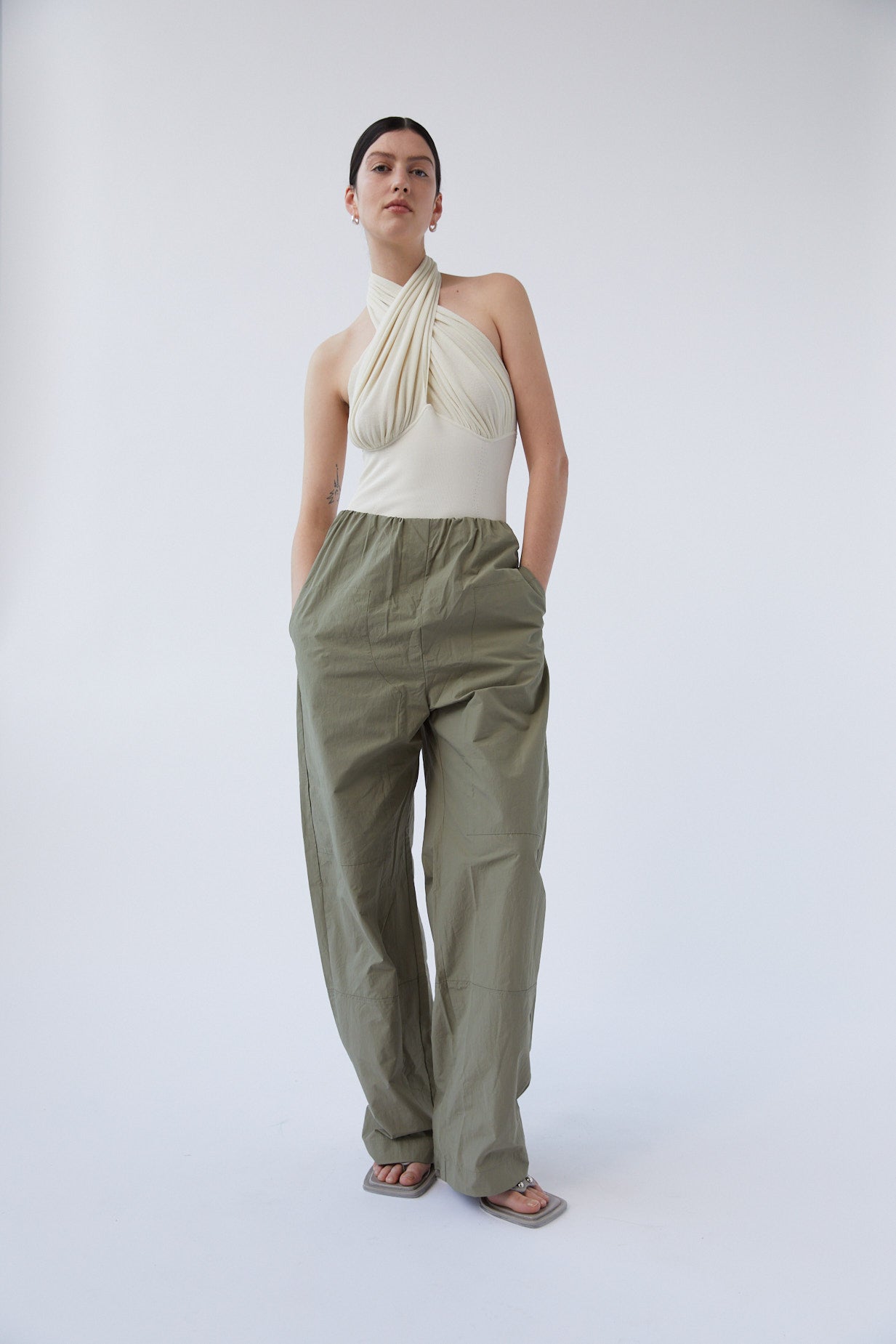 Draped Bodysuit
