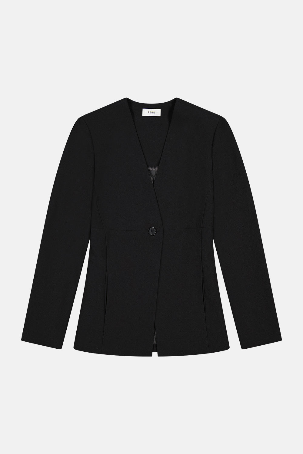 Collarless Blazer