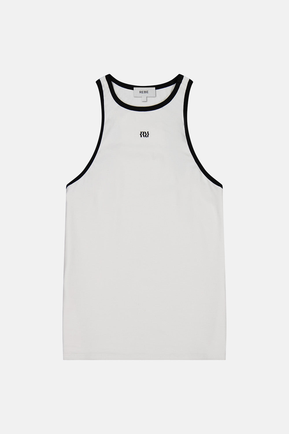 Cotton Vest, Black & White