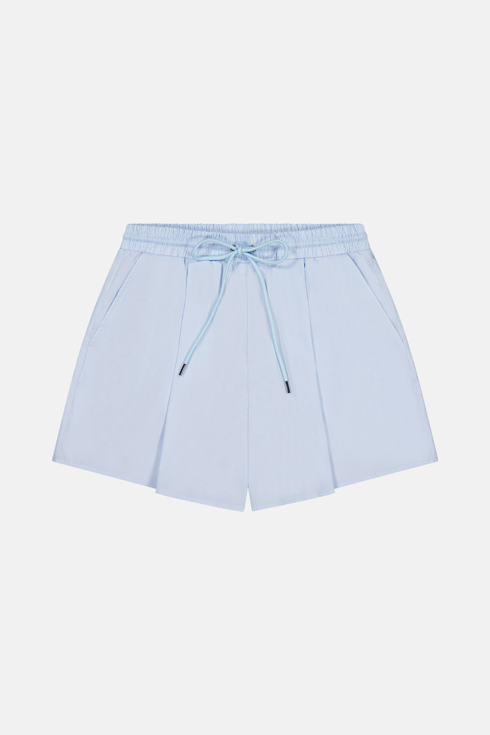 Drawstring Shorts, Cotton Blue