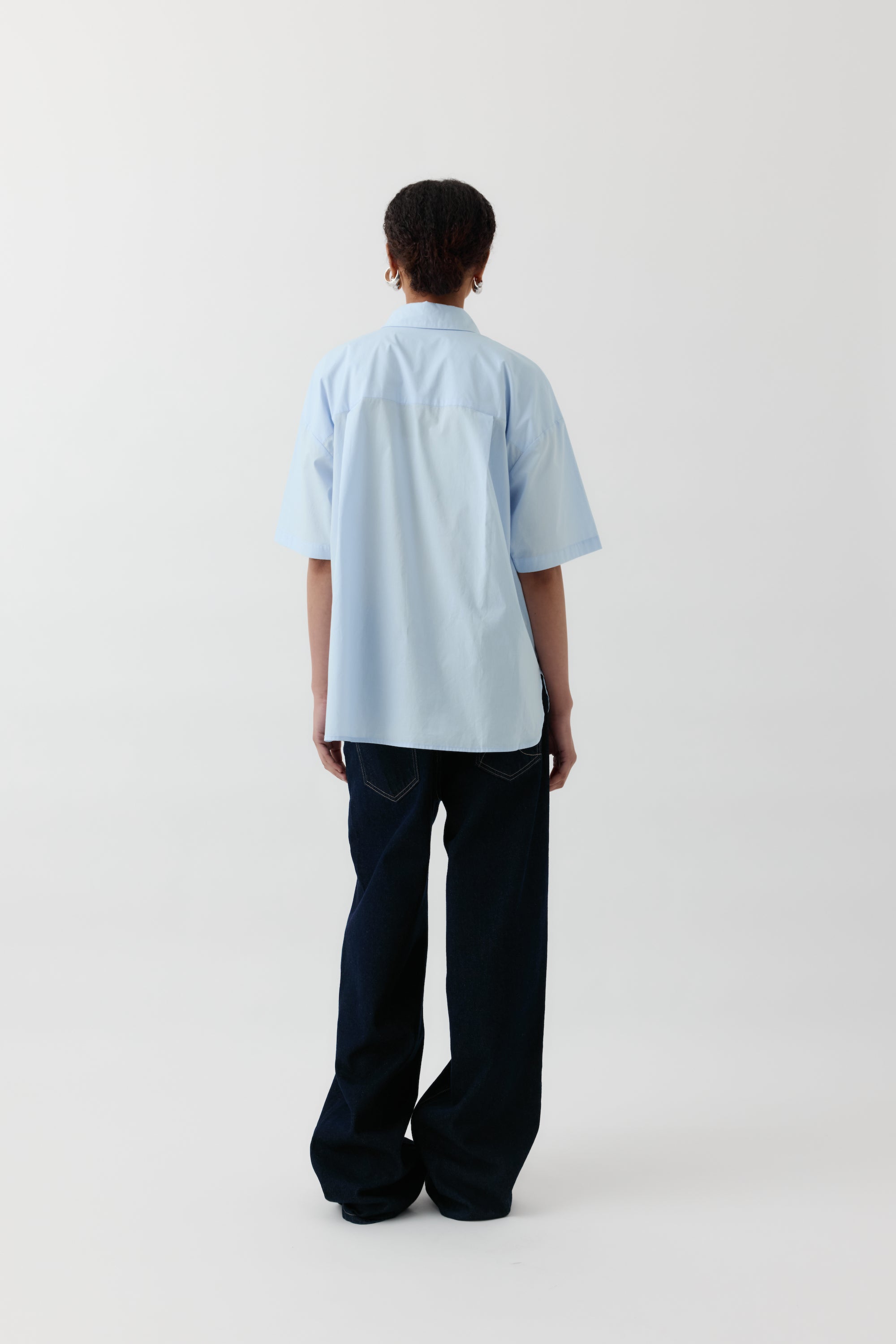 Leisure Shirt, Cotton Blue