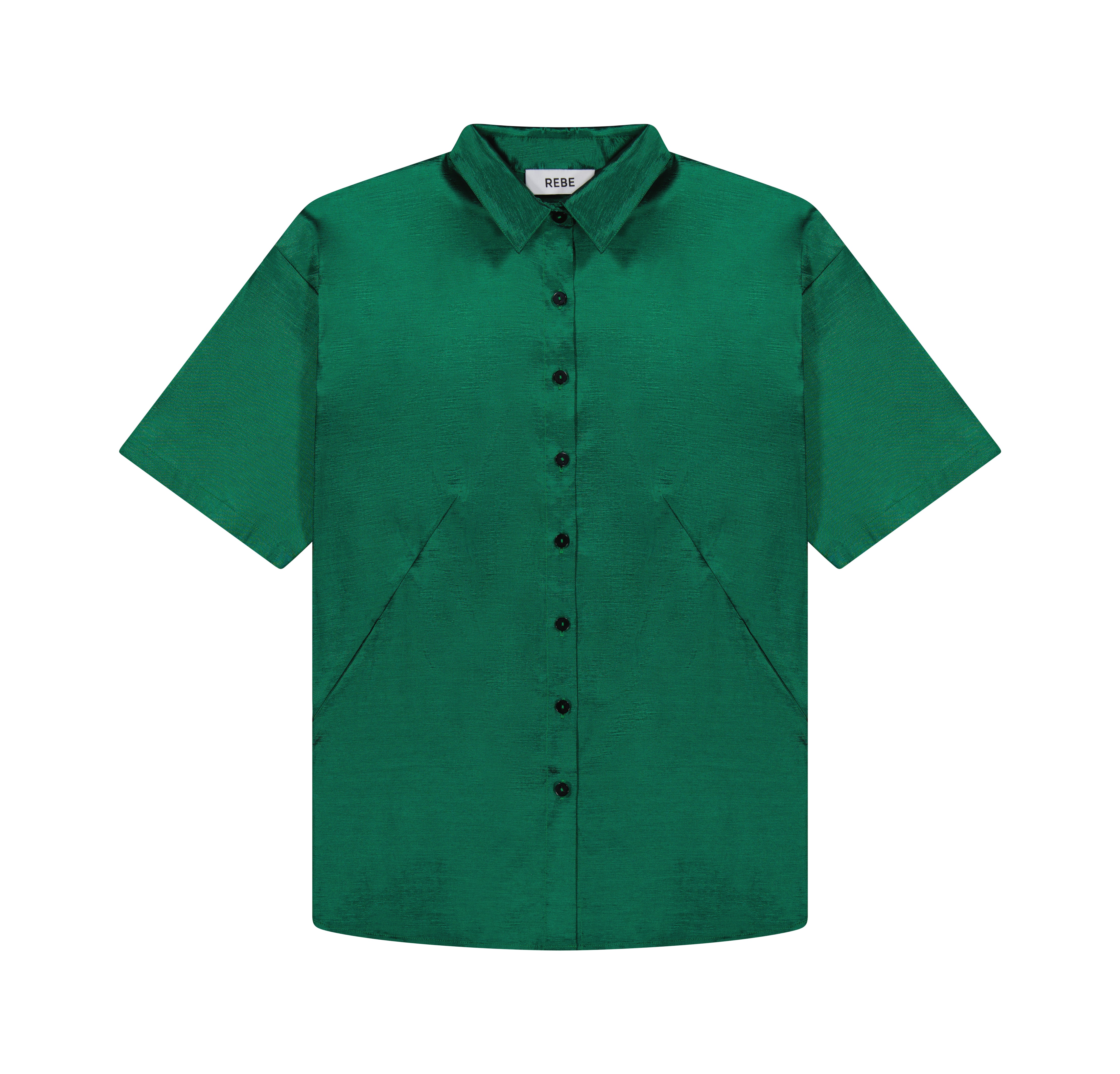 Leisure Shirt, Taffeta Emerald