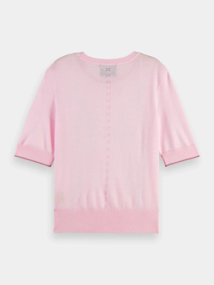 Short Sleeved Sea Flower Sweater
