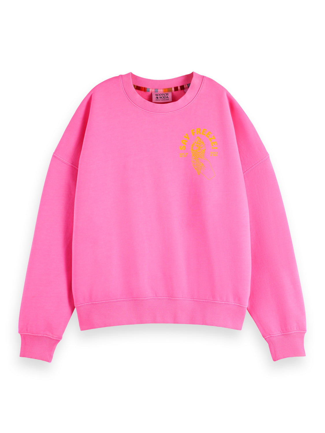 Boyfriend Fit Pink Sweatshirt