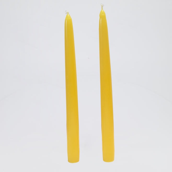 Pair of Tapered Dinner Candles, Sun