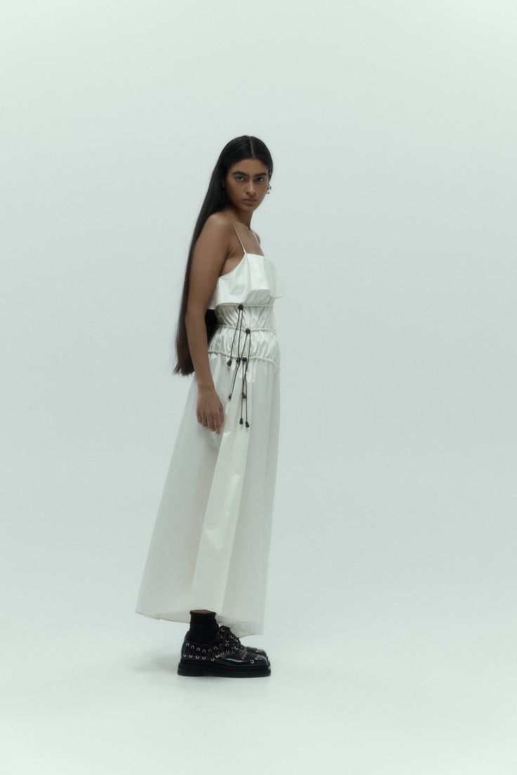 Bader Dress, Ivory