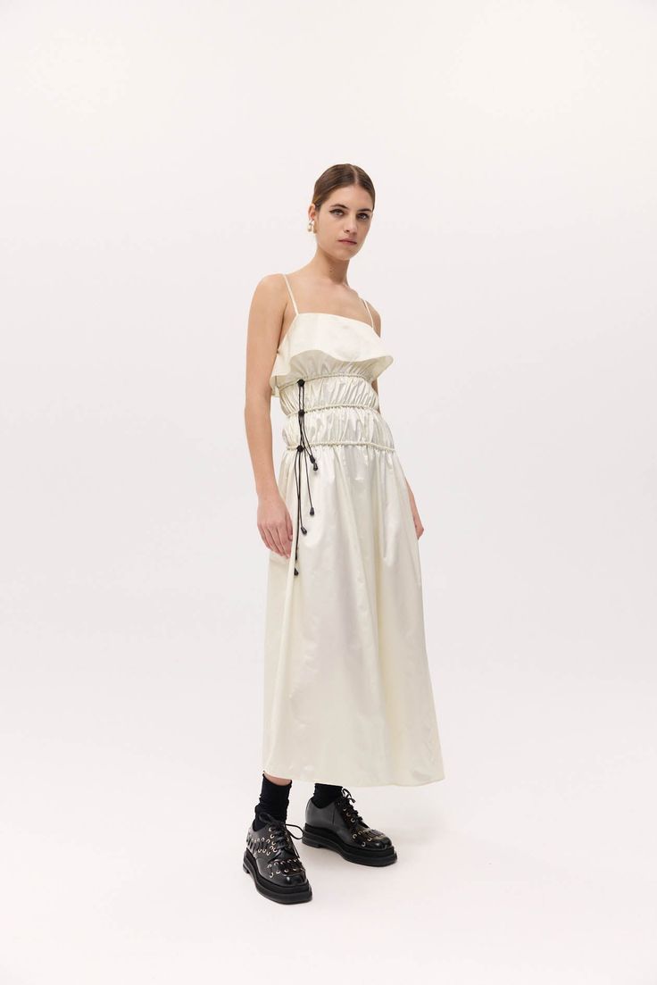 Bader Dress, Ivory