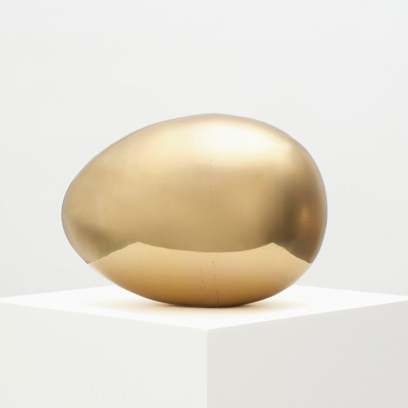 Egg Sculpture, Brass