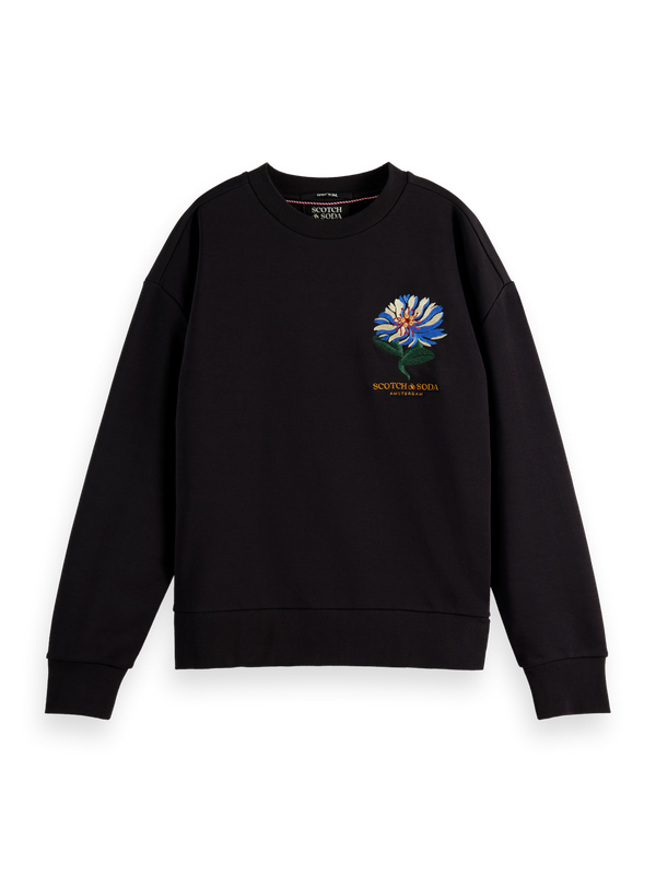 Sakura Embroidery Sweatshirt