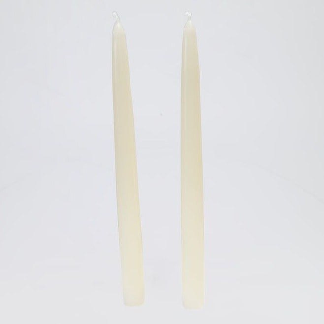 Pair of Tapered Dinner Candles, Butter