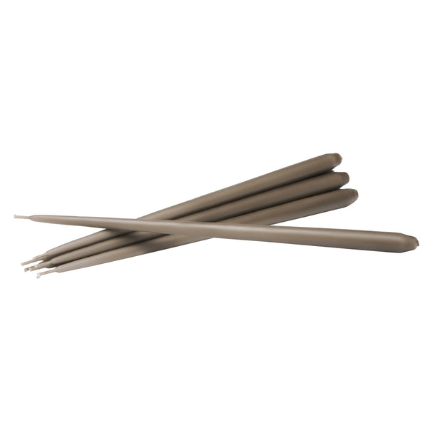 Taper Candles, Taupe