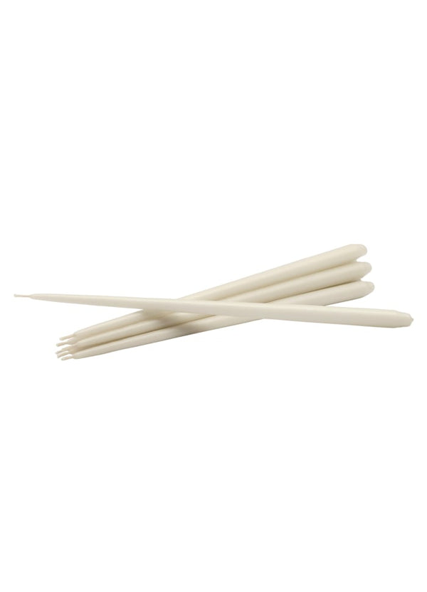 Taper Candles, Off White
